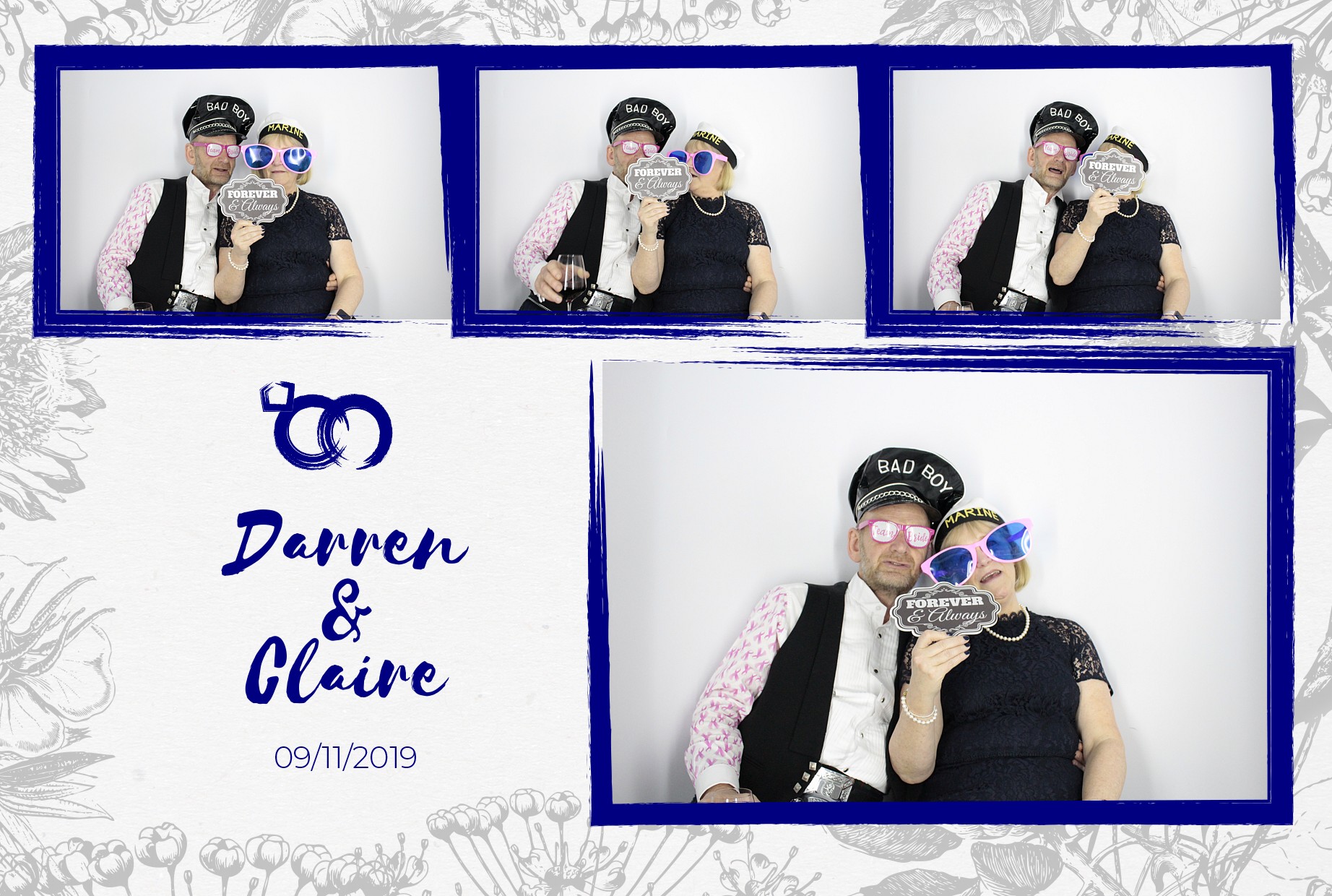 Darren and Claire’s Wedding  | View more photos from the event at gallery.myphotoboothexperience.co.uk/u/MyPhotoBoothExperienceLtd/Darren-and-Claire’s-Wedding